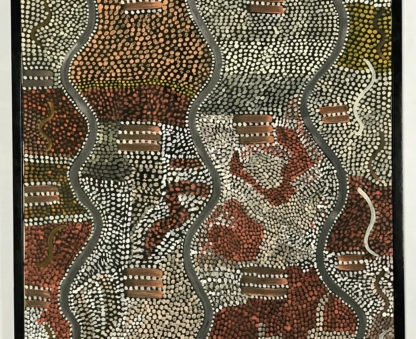 Dinny Nolan Tjampitjinpa (1935- Australian Aboriginal) 4