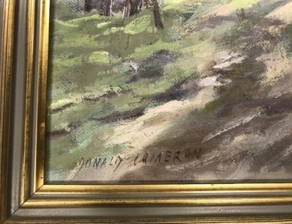 Oil Painting By Donald Cameron Hooper Rd Warrandyte Titled “hilltop Path” Signed 1983 (3)