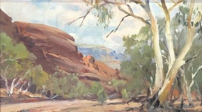 Dermont James John Hellier (Aust 1916-2006) “Untitled Landscape” Oil on Board 1
