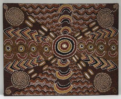 Untitled Aboriginal Dot Painting Margaret Turner Petyarre (Aust Aboriginal 1945-2008) 1