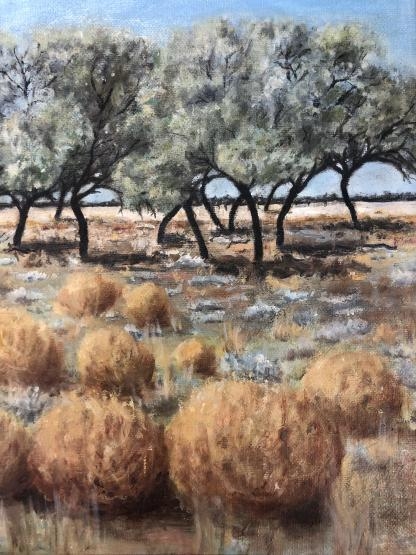 “Untitled Mallee Scrub” Marg Whyte (Attributed Not Signed) 4