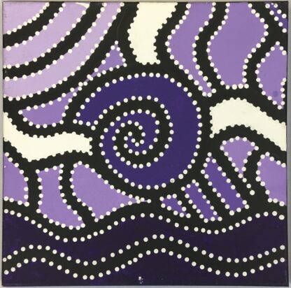 3 x ‘Gnamma Holes’ Aboriginal Dot Painting Patienie Yowdee (Australian Aboriginal) 2