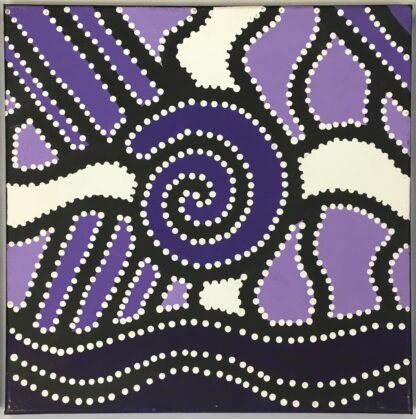 3 x ‘Gnamma Holes’ Aboriginal Dot Painting Patienie Yowdee (Australian Aboriginal) 3