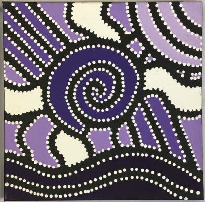 3 x ‘Gnamma Holes’ Aboriginal Dot Painting Patienie Yowdee (Australian Aboriginal) 4