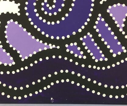 3 x ‘Gnamma Holes’ Aboriginal Dot Painting Patienie Yowdee (Australian Aboriginal) 9