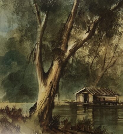 Untitled “House on the Lake” Philip Luton (Australian 20th Century) 3