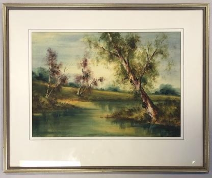 Untitled “River Gums Bulleen” Philip Luton (Australian 20th Century) 2