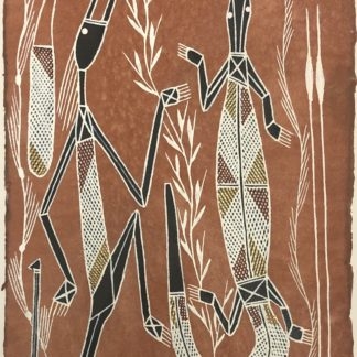 Aboriginal Painting “Mimi Spirits” Kim Balmana (Australian Aboriginal) 1