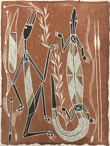 Aboriginal Painting “Mimi Spirits” Kim Balmana (Australian Aboriginal) 1