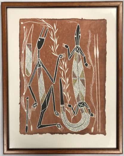 Aboriginal Painting “Mimi Spirits” Kim Balmana (Australian Aboriginal) 2