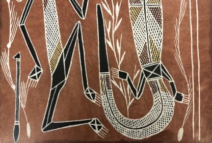 Aboriginal Painting “Mimi Spirits” Kim Balmana (Australian Aboriginal) 4