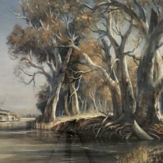 “Along The River Murray” Ltd Ed Collotype Fine Art Print Kenneth Jack AM MBE RWS (Australian 1924 – 2006) 1