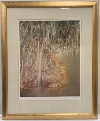 Original Fine Art Photolithograph Riverbend Series (1982) Panel 8 Of 9 By Sir Sidney Robert Nolan (1917 – 1992) 2