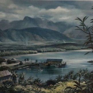 Kenneth Jack Ltd Ed Collotype Art Print “Tropical Harbour Great Barrier Reef” TMC1