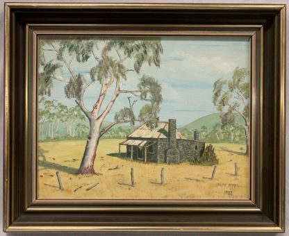 Original Oil Painting 'between Moolort & Malden' Signed & Dated By Alan Maas (australian Maryborough 1930 ) 2