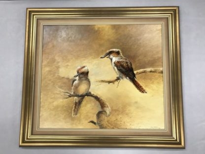 “Australian Kookaburra” Oil Painting By William “BILL” Beavan 4