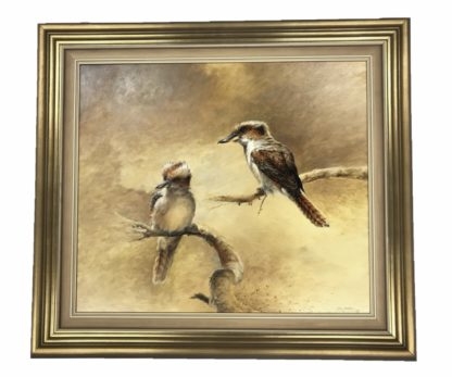 “Australian Kookaburra” Oil Painting By William “BILL” Beavan 2