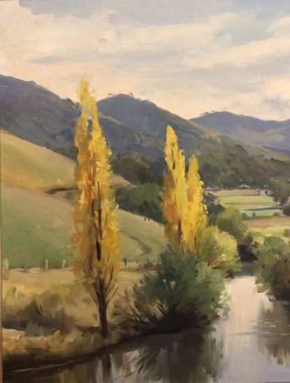 Original Oil Painting - Dermont James John Hellier “Autumn Landscape Jamieson” 3
