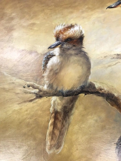 “Australian Kookaburra” Oil Painting By William “BILL” Beavan 6