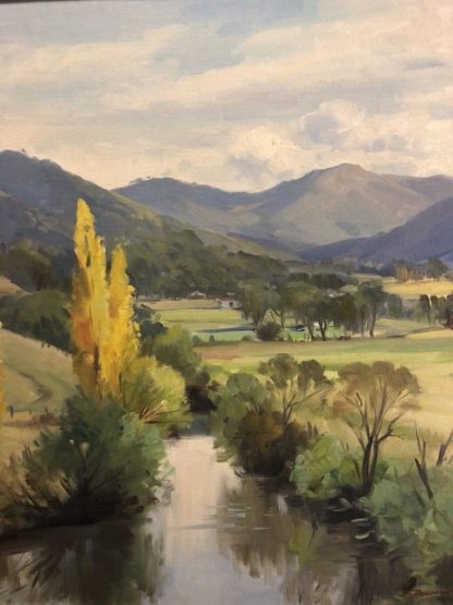 Original Oil Painting - Dermont James John Hellier “Autumn Landscape Jamieson” 4