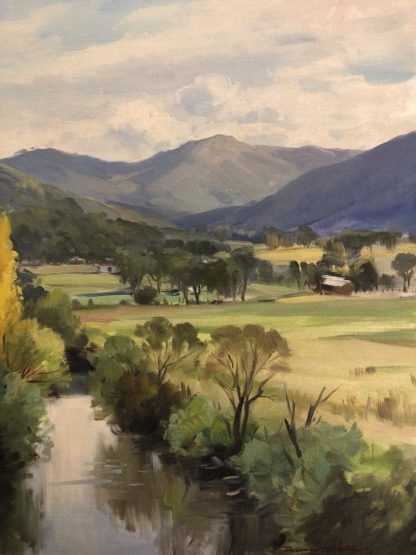 Original Oil Painting - Dermont James John Hellier “Autumn Landscape Jamieson” 5