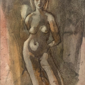 “Nude” Original Ink and Wash Drawing By Louis Kahan AO (1905 – 2002 Austrian – Australian) 1