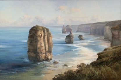 Original Oil Painting by Chris Kandis “Majestic Coast” Twelve Apostles Vic 1