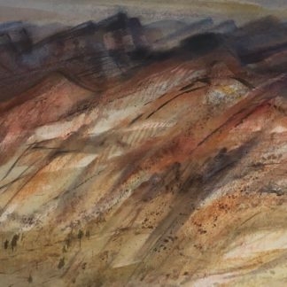 “Untitled Mountain Range” Watercolour Painting Kenneth Jack AM MBE RWS (Australian 1924-2006) 1