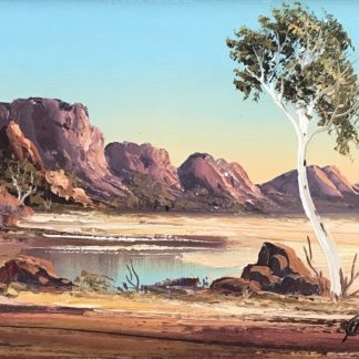 “Outback Ranges” Untitled Henk Guth (Dutch/Australian 1921-2002)