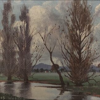 “Untitled Poplars by the Lake” by Travis Webber