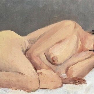 Donald Cameron (Australian 1927-) “Nude Study” Oil Painting 1