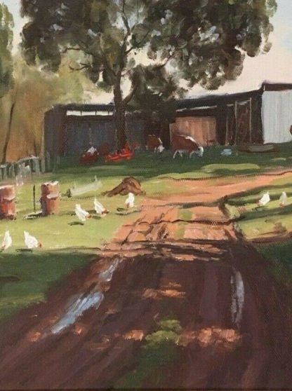 Michael McCarthy (Ireland Australia 1940-) ‘The Farm Maiden Gully’ Oil Painting 8