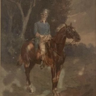 Original Watercolour ”An Authorised Collector” By Thomas MacKay (England 1851-1909) 1