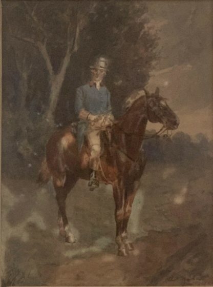 Original Watercolour ”An Authorised Collector” By Thomas MacKay (England 1851-1909) 1