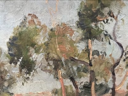 “Gumtrees At River” By Isabel Mackenzie (English/20th Century Australian 1890-1977) 12
