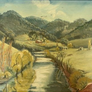 A Landscape Scene By Norma C. Bull (Australian 1906 - 1980) 1