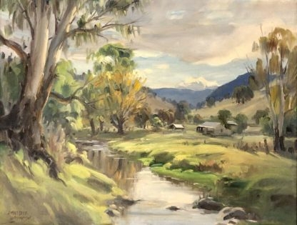Ambrose Sylvester Griffin (Aust 1912-1980) “Chinaman’s Creek” Oil Painting 1