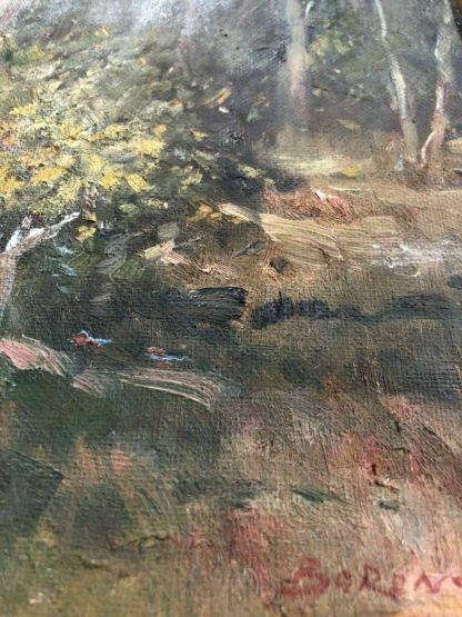 Original Oil Painting “Springtime Bush” By Otto Boron (Italy Australia 1935 -) 6