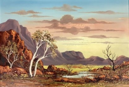 Untitled Outback Billabong Henk Guth (DutchAustralian 1921-2003) 1
