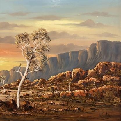 Untitled Outback Billabong Henk Guth (DutchAustralian 1921-2003) 7