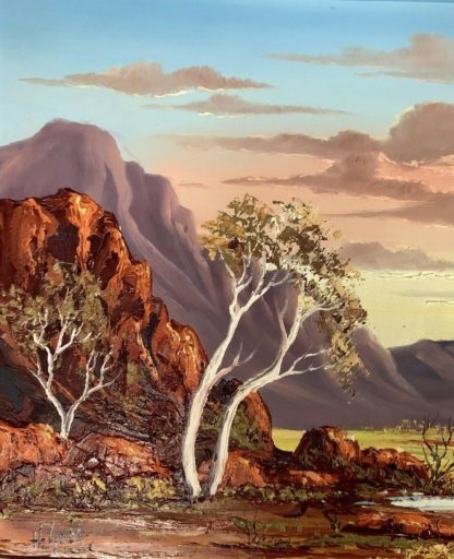 Untitled Outback Billabong Henk Guth (DutchAustralian 1921-2003) 8