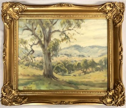 “Amongst The Ranges” Oil Painting Ambrose Sylvester Griffin (Australian 1912-1980) 3