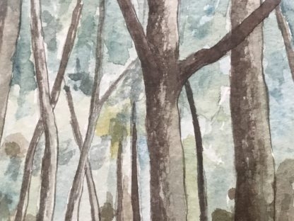 “In The Barmah” Watercolour Painting By By Alan Maas (Australian Maryborough 1930-) 10