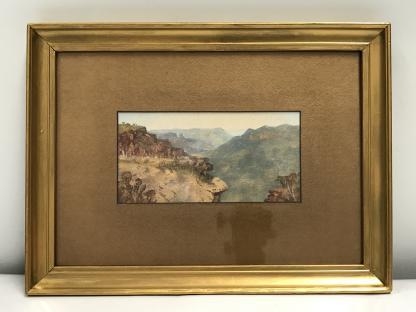 “Jamieson Valley from Leura” Oil Painting By Albert Edward Aldis 2