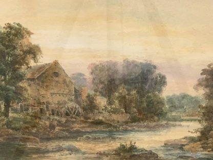 Original Watercolour Painting “Cothesham Mill Durham” Malcolm Crouse (British 19th20th Century) 5