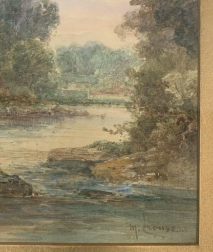 Original Watercolour Painting “Cothesham Mill Durham” Malcolm Crouse (British 19th20th Century) 6