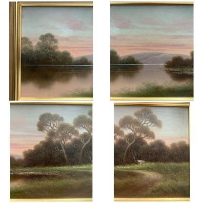 'Victoria River landscapes' (Untitled) William Lindley (19th 20th Century Australian) 4
