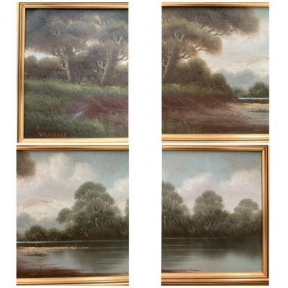 'Victoria River landscapes' (Untitled) William Lindley (19th 20th Century Australian) 6
