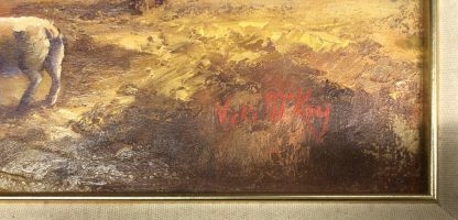 “Grazing Euroa Vic” Oil on Board Painting Hand Signed ‘Vicki McKoy’ Vicki McKoy (Australian) 9