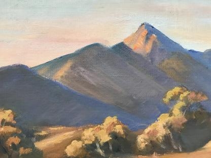 “Mount Aleck Sth Aust” Oil Painting By Antona Valentins Ozolins 7